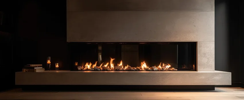 Gas Fireplace Ember Bed Design Services in Westfield, New Jersey