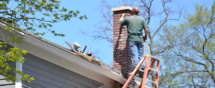 Vinyl and PVC Chimney Flashing Installation in Westfield, NJ