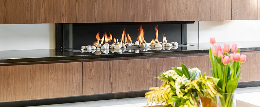 Double-height Fireplace Design Refurbishment in Westfield, New Jersey