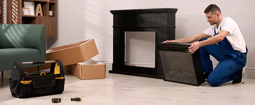 Old Rusted Metal Fireplace Repair And Replacement in Westfield, NJ